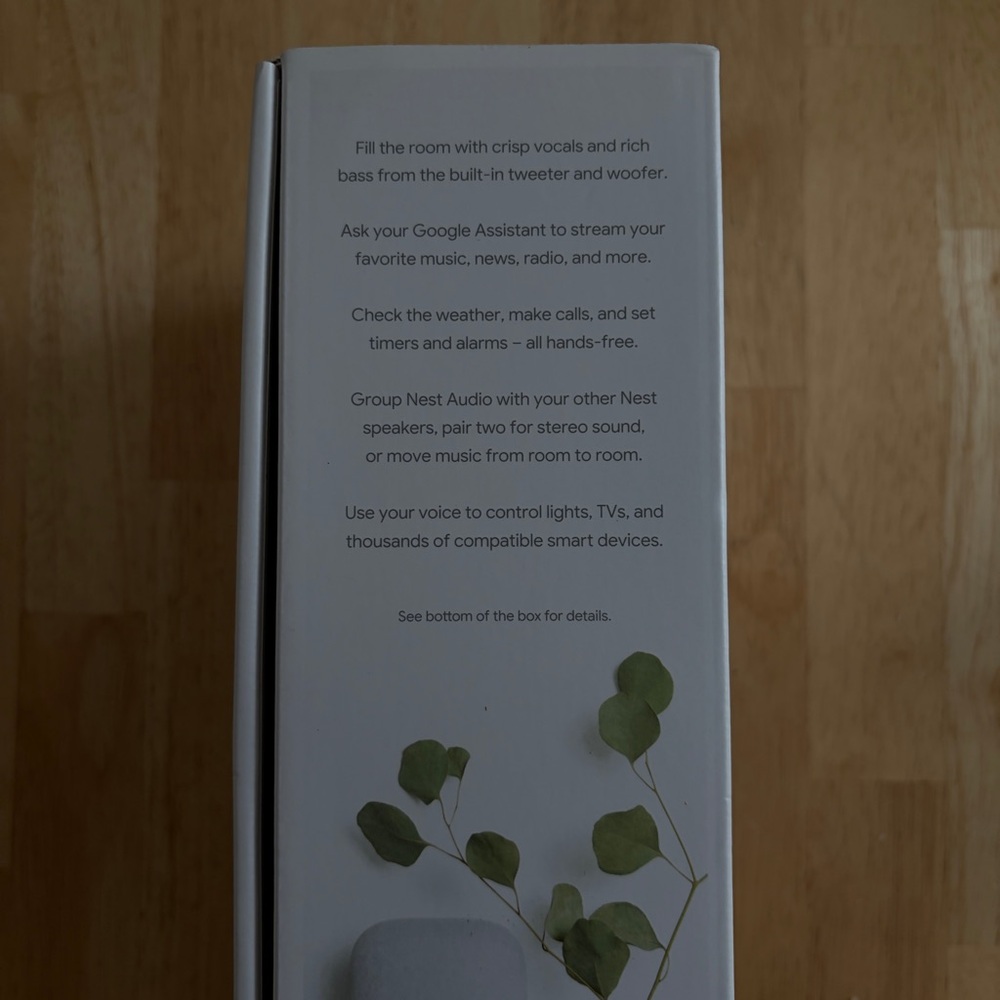 google Nest Audio Smart Speaker - Chalk White - Picture 3 of 6